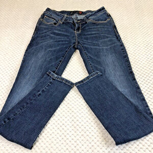 Size 27 X 30 G By Guess Women’s Denim Skinny Jeans Stretchy Dark Wash CN